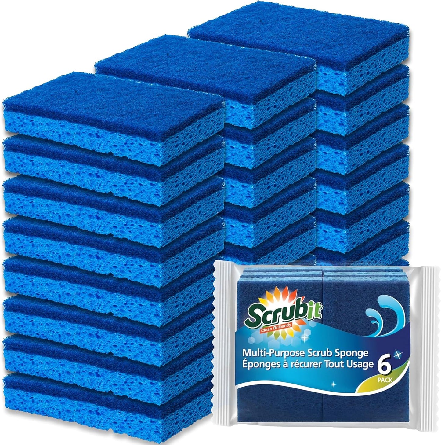 Scrubit-Non-Scratch-Cleaning-Scrub-Sponges--Scrubbing-Dish-Sponge-Ideal-for-3755