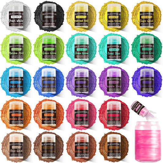 Aheroi-Edible-Glitter,-24-Colors-Luster-Dust-2895