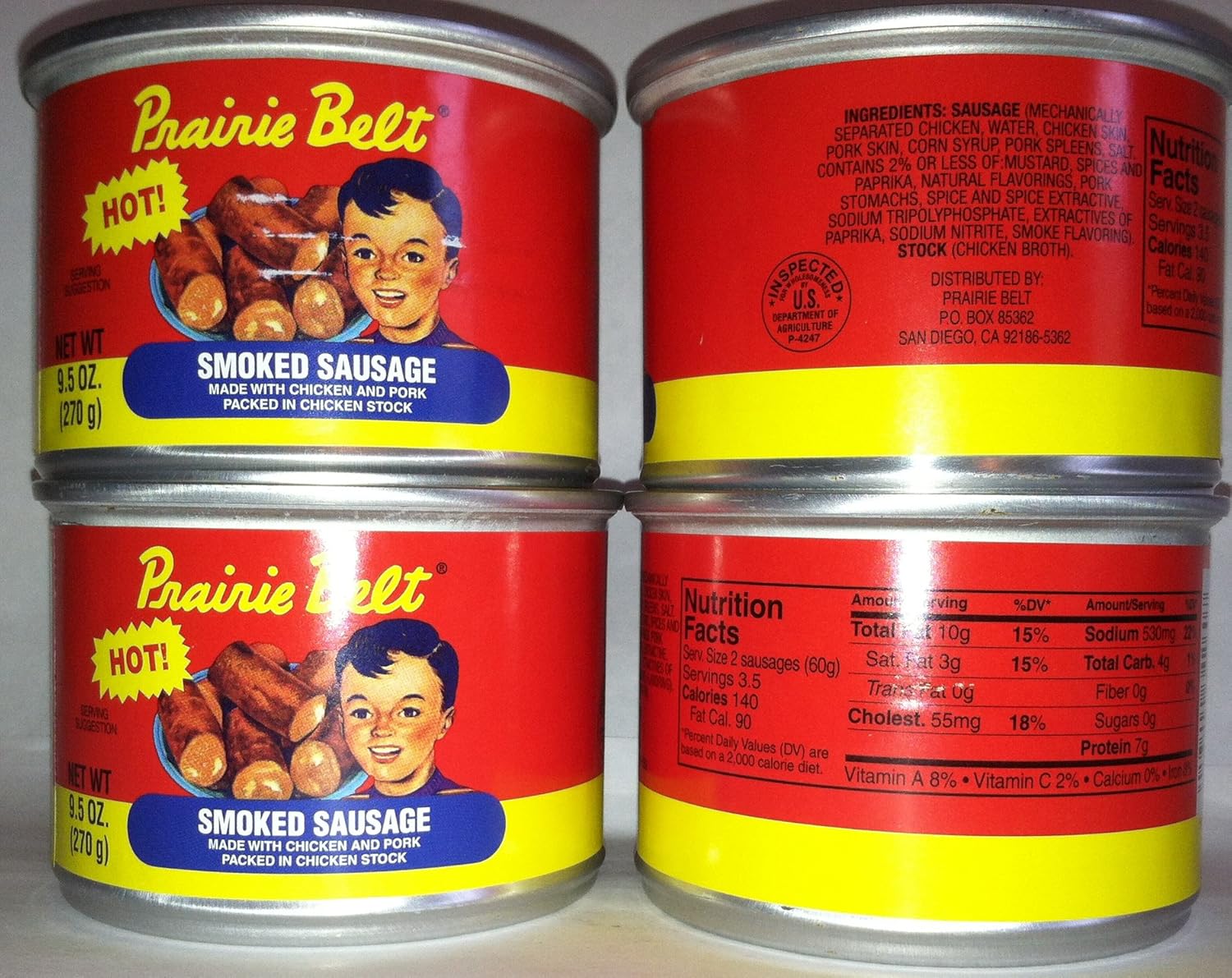 Prairie-Belt-HOT---Paquete-de-4-salchichas-ahumadas,-9.5-onzas-----759