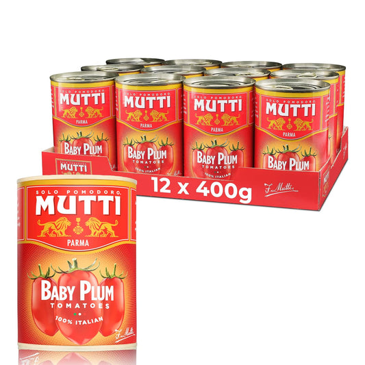 Mutti-Baby-Roma-Tomatoes-(Datterini),-14-oz.-|-12-Pack-|-Italy’s-526