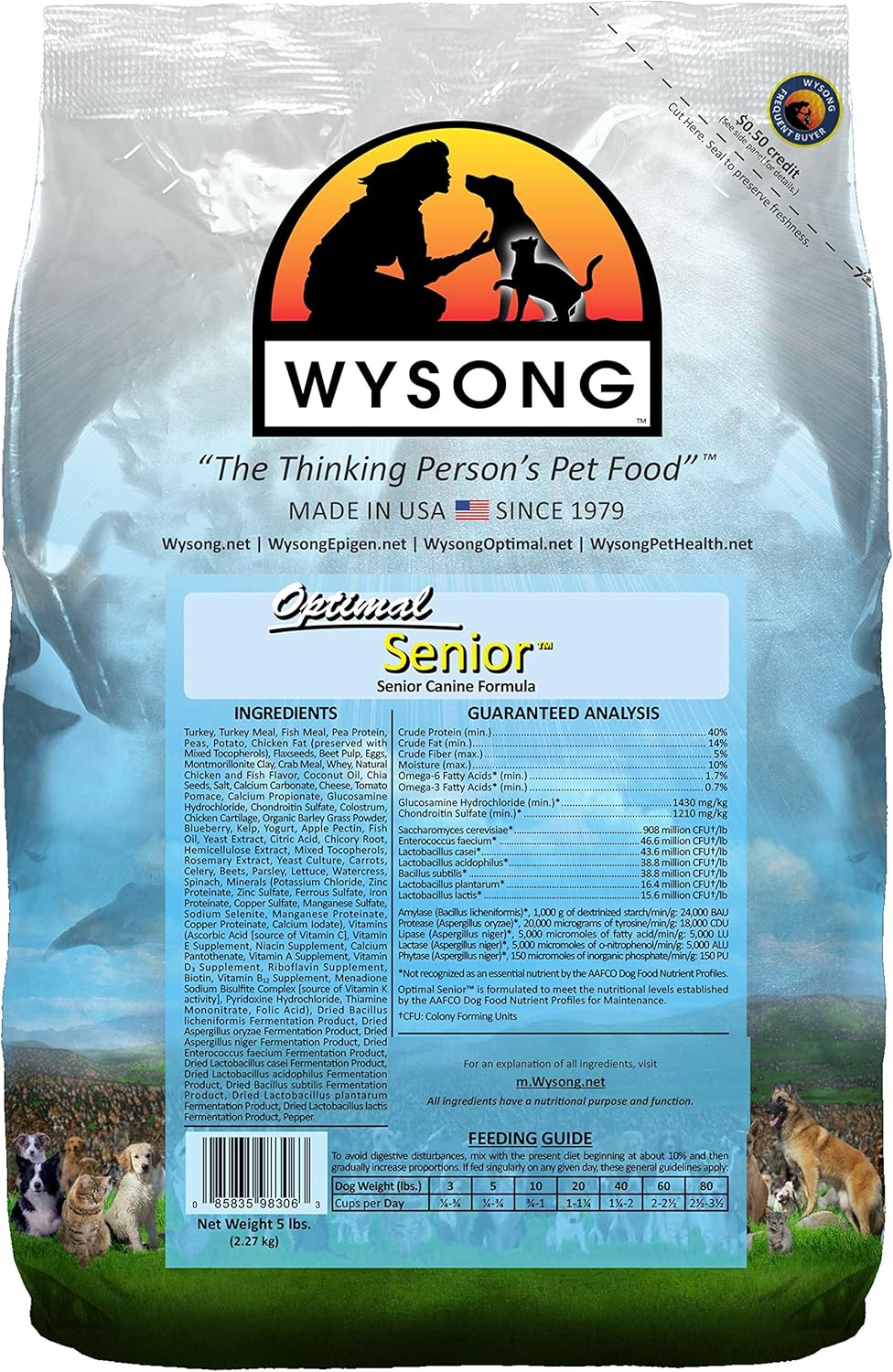 Wysong-Optimal-Senior---Senior-Canine-Formula-Dog-Food--5-Pound-Bag---872