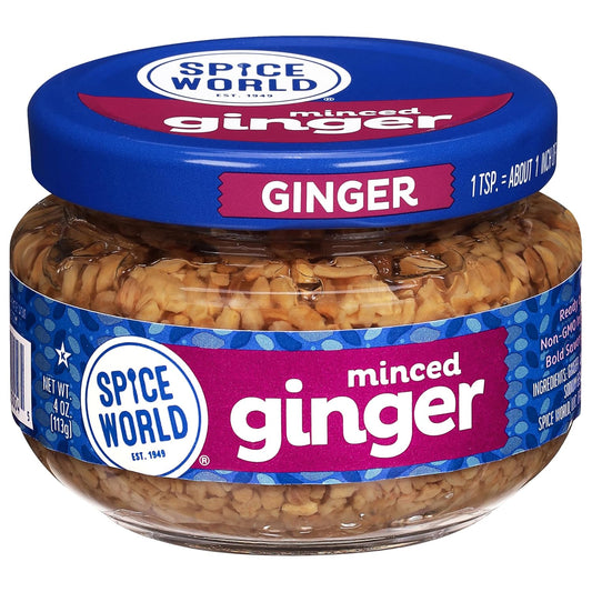 Spice-World-Minced-Ginger-–-4oz-Ginger-Jar-with-Non-GMO-Ingredients,-Perfect-1583