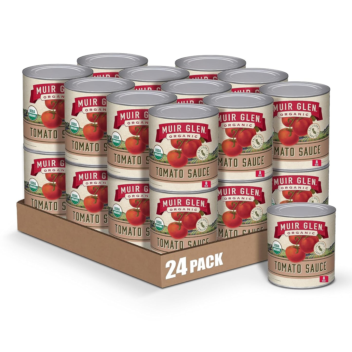 Muir-Glen-Vine-Sweetened-Organic-Tomato-Sauce,-8-oz-(Pack-of-24)-434