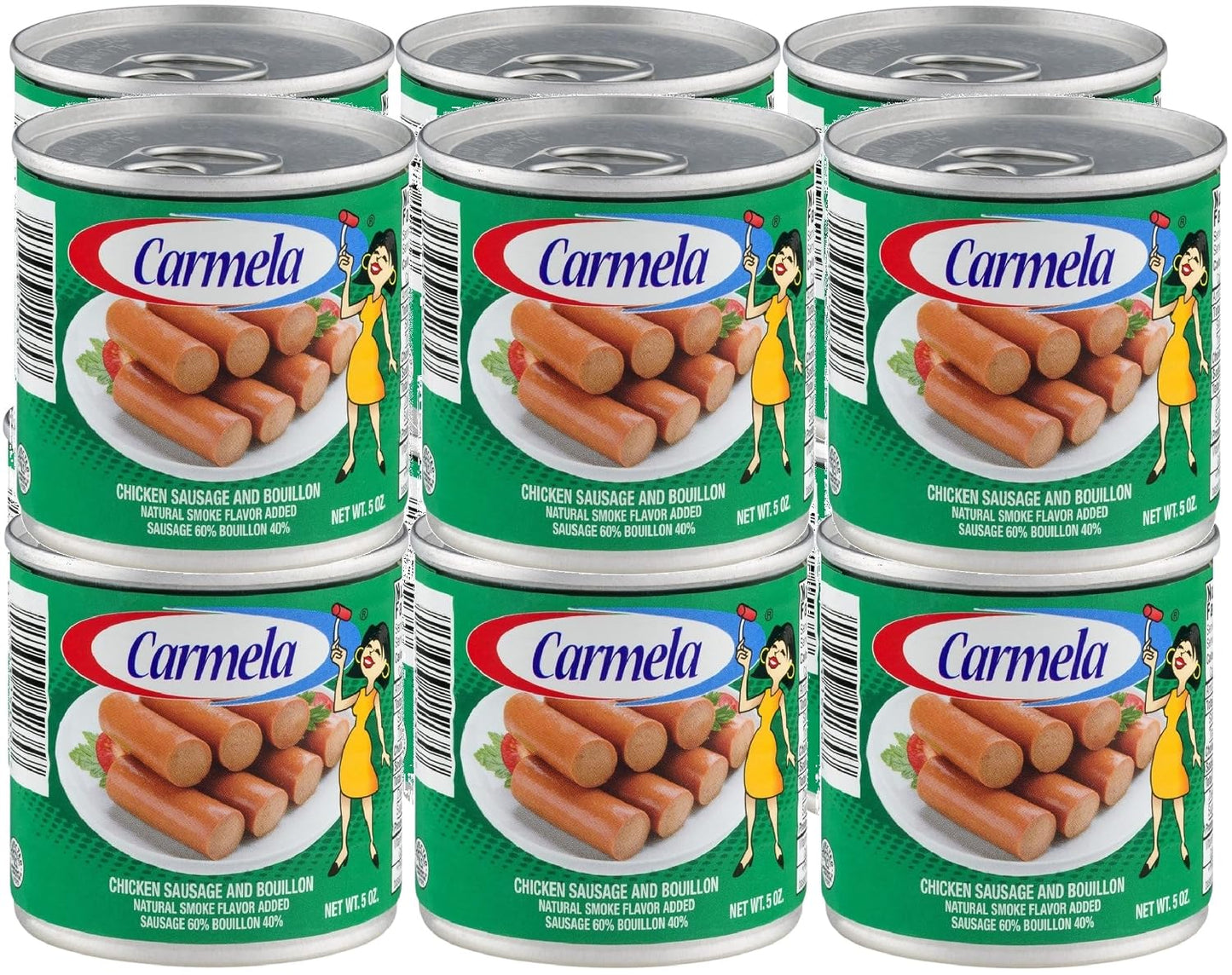 Carmela-Chicken-Vienna-Sausage-in-Chicken-Broth,-Natural-Smoke-Flavor,-5-Ounce-Can-548