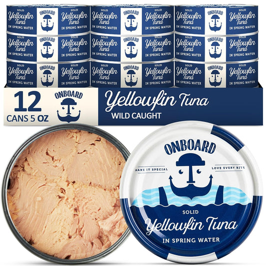 ONBOARD-Atún-de-aleta-amarilla-premium-en-agua-de-manantial,-paquete-de-latas-1204