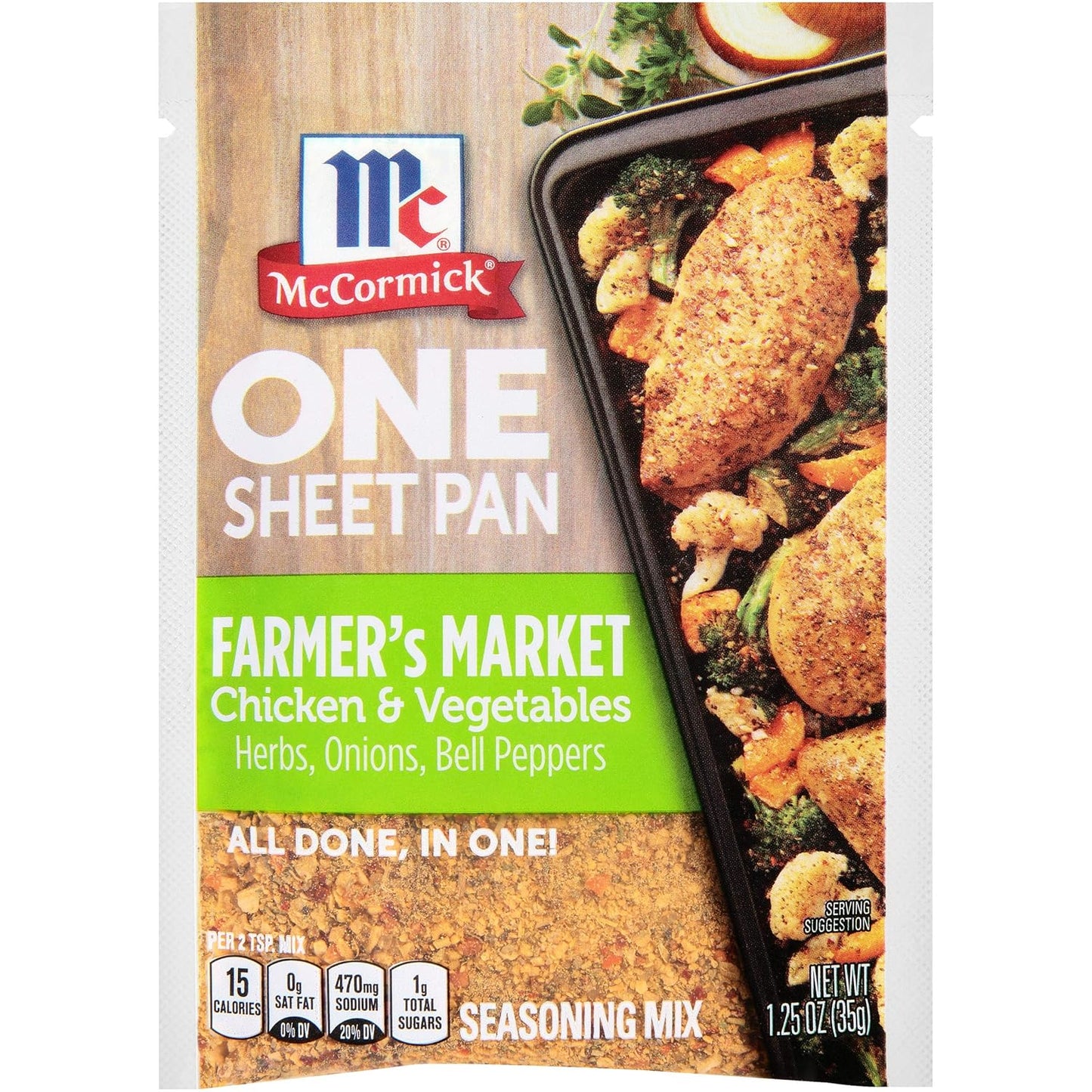 McCormick-ONE-Sheet-Pan-Farmer's-Market-Chicken-&-Vegetables-Seasoning-Mix,-1.25-1160
