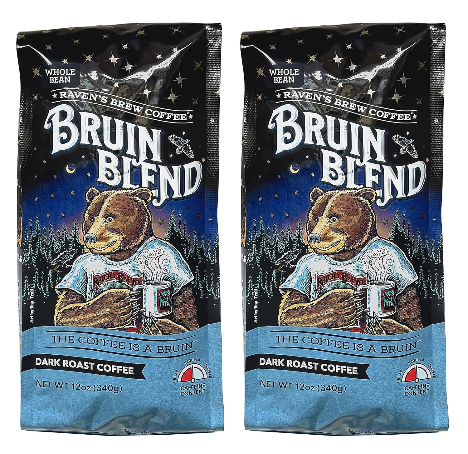 Ravens-Brew-Mezcla-de-frijoles-enteros-Bruin,-bolsas-de-12-onzas-de666