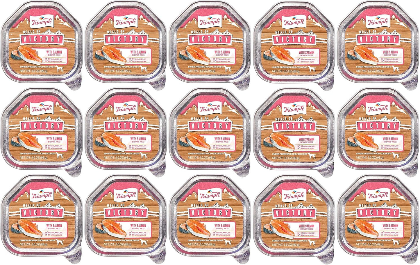 Triumph-15-Pack-of-Meals-of-Victory-Salmon-Recipe-Wet-Dog-Food,-3.5-244