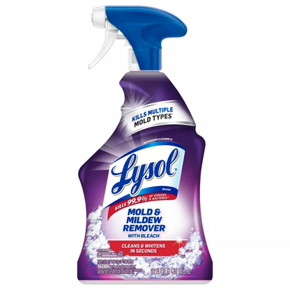 Lysol Bathroom Cleaner Spray with Mold and Mildew Remover, Bleach, 32 oz